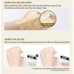 Hộp 10 Mặt Nạ Lá Vàng JMsolution Prime Gold Premium Foil 30ml - Hỗ Trợ Nuôi Dưỡng Và Săn Chắc Da - Chính Hãng 807400