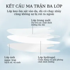 Hộp 5 Mặt nạ 3d vi tinh thể nâng cơ thon gọn mặt 807712