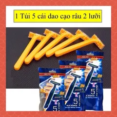 (Túi 5 cây) Dao cạo râu Razors 1 Bịch 5 Cái 2 lưỡi 807890