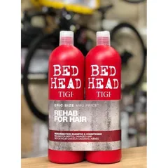 Cặp Dầu gội - xả TIGI Bed Head màu đỏ siêu mượt tóc 750ml/chai 808196