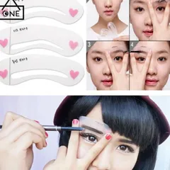 Set 2 Khuôn kẻ chân mày tiện tích Mini Brow Class bộ 3 kiểu 808222