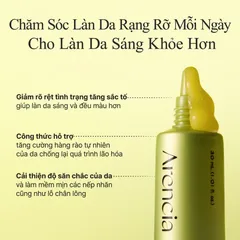Kem Dưỡng Arencia Vitamin C Booster Shot Cream 30ml – Sáng Da, Hỗ Trợ Mờ Thâm, Cấp Ẩm Cho Da
