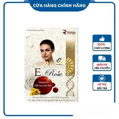 Vitamin E.ROSE-bổ sung vitamin E cho cơ thể,hỗ trợ tăng cường khả năng chống oxy hoá,giúp làm chậm quá trình lão hoá da