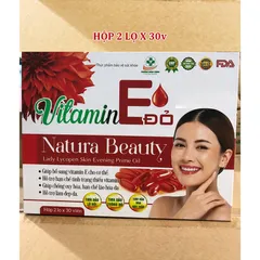 SET 2 lọ Vitamin E đỏ hàm lượng cao giúp da sáng mịn,căng trẻ