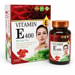 Vitamin E 400 Vitamin E Natural 400 Chống Oxy Hoá Đẹp Da sáng da, mờ thâm, tăng đàn hồi cho da