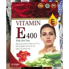 Vitamin E 400 Vitamin E Natural 400 Chống Oxy Hoá Đẹp Da sáng da, mờ thâm, tăng đàn hồi cho da