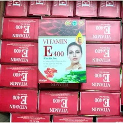 Vitamin E 400 Vitamin E Natural 400 Chống Oxy Hoá Đẹp Da sáng da, mờ thâm, tăng đàn hồi cho da