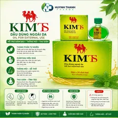 DẦU KIM TS - Hộp 10 chai/Chai 6ml