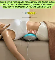 MÁY MASSAGE KÉO GIÃN NÂNG CỘT SỐNG LƯNG PHILIPS PPM7202B