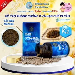 Fucoidan Xanh Okinawa Hỗ Trợ U Bướu - Hộp 180 Viên Tảo Biển Nhập Khẩu Chính Hãng Nhật Bản - Tăng Cường Sức Đề Kháng