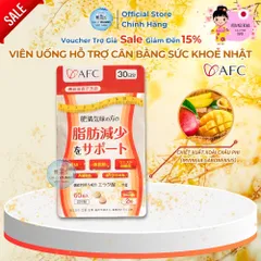 Viên Uống Hỗ Trợ Giảm Mỡ Nội Tạng Afc - Ellagic Acid Nhật Bản (60 Viên) - Cải Thiện Vòng Eo, Hỗ Trợ Sức Khỏe