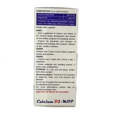 Calcium D3 – MDP - Hỗ trợ phát triển chiều cao, giúp xương chắc khỏe