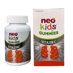 [ Chính Hãng ] NEO KIDS Gummies Kẽm Hữu Cơ Neo Kids Hộp 60 Viên Nhai 808478