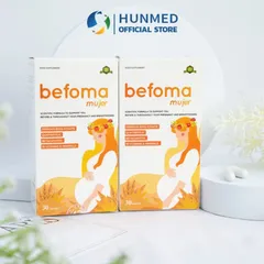 Befoma Hộp 30V Bổ sung Sắt hữu cơ , Axit folic thế hệ 4, vitamin Khoáng chất