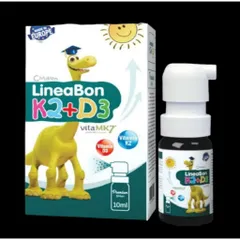Lineabon Vitamin D3+K2 Dạng Xịt Giúp Hấp Thụ Canxi, Bổ Sung Vitamin D3 Cho Trẻ Giảm Còi Xương 808485