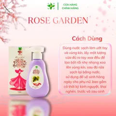 [MUA1TẶNG1] Dung Dịch Vệ Sinh ROSE GARDEN Hộp 150ml MỘC AN Từ Lá Trầu Không, Nha Đam, Tía Tô, Bạc Hà