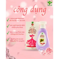 [MUA1TẶNG1] Dung Dịch Vệ Sinh ROSE GARDEN Hộp 150ml MỘC AN Từ Lá Trầu Không, Nha Đam, Tía Tô, Bạc Hà