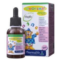Fitobimbi Omega Junior  Bổ Sung Giúp Phát Triển Trí Não Cho Bé,Tốt Cho Mắt Hộp 30ml