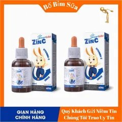 Kẽm Hữu Cơ Và Vitamin C Smartbibi ZinC Bổ Sung Hỗ Trợ Tăng Đề Kháng Hộp 30ml Hàng Chính Hãng