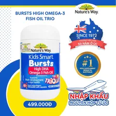 [ Chính Hãng ] Hộp 60 Viên DHA TriO Bổ Sung DHA CHo Bé Nature's Way Kids Smart Nhập Khẩu 808510