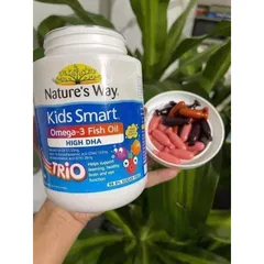[ Chính Hãng ] Hộp 60 Viên DHA TriO Bổ Sung DHA CHo Bé Nature's Way Kids Smart Nhập Khẩu 808510