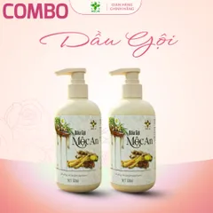 [ MUA 1 TẶNG 1 KHĂN MẶT CAO CẤP ] MỘC AN Dầu Gội Thiên Nhiên 300ml - Thành Phần Nhân Sâm Gừng Bồ Kết Hà Thủ Ô Bồ Hòn