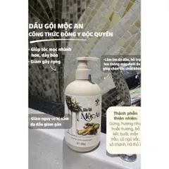 [ MUA 1 TẶNG 1] Dầu Gội MỘC AN Thành Phần Từ Thiên Nhiên Nhân Sâm + Gừng + Bồ Kết Chai 300ml