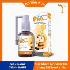 Smartbibi Pro Spray hỗ trợ tăng cường sức khỏe Đường hô hấp trên làm dịu ho, giảm đau họng 808524