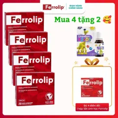 Sắt Hữu Cơ Ferrolip liposome bổ sung sắt cho mẹ bầu phụ nữ mang thai người thiếu sắt