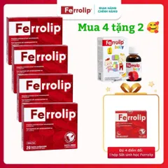 Sắt Hữu Cơ Ferrolip liposome bổ sung sắt cho mẹ bầu phụ nữ mang thai người thiếu sắt