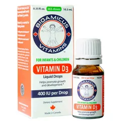 🆘 Bioamicus Vitamin D3 Bổ Sung Vitamin D3 Giúp Phát Triển Xương, Răng Ở Trẻ 808564