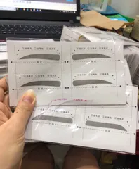 Khuôn Dán Tạo Hình Chân mày set 16 khuôn 8 dáng mày 808682