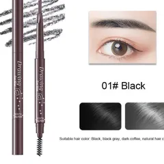 HOT Chì Kẻ Mày Drawing Color Geometry Eyebrow hai đầu chống hút nước 808830