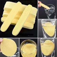 Gói 12 miếng]Bông nở rửa mặt Chivey Nhật Bản 809035