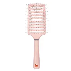 Lược bán nguyệt chải phồng, tạo kiểu tóc, lược chải đầu gỡ rối tóc chuyên dụng, chất liệu nhựa nhẹ, bền, an toàn 809284