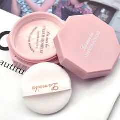Phấn Phủ Lameila Dạng Bột Kiềm Dầu Phấn Make Up Powder Hình Lục Giác Vỏ Hồng 809318