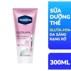 Sữa Dưỡng Thể Vaseline Healthy Bright Gluta HYA Serum 70X 300ml Chính Hãng 809431