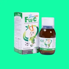 Siro Cảm Cúm Smartbibi Flu C Giúp Giảm Đau Rát Họng, Viêm Họng Do Cảm Lạnh, Cảm Cúm Cho Bé TPBVSK 100ml