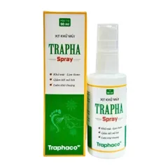 Xịt khử mùi Trapha Spray (Chai 50ml) Giúp khử mùi hôi, giảm tiết mồ hôi và giúp giữ khô thoáng cho vùng nách