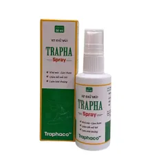 Xịt khử mùi Trapha Spray (Chai 50ml) Giúp khử mùi hôi, giảm tiết mồ hôi và giúp giữ khô thoáng cho vùng nách