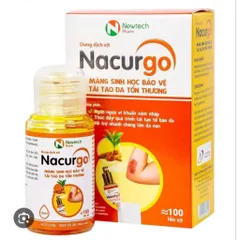 Dung dịch xịt bảo vệ và tái tạo da Nacurgo (Chai 12ml) giúp hỗ trợ làm lành vết thương nhanh chóng và hạn chế để lại sẹo