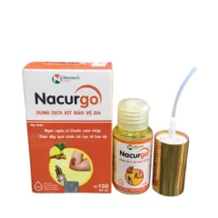 Dung dịch xịt bảo vệ và tái tạo da Nacurgo (Chai 12ml) giúp hỗ trợ làm lành vết thương nhanh chóng và hạn chế để lại sẹo