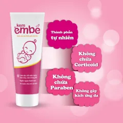 Kem Em Bé Plus (Tuýp 20g) Giảm sưng, tấy và ngứa ngáy do rôm sảy, hăm da, mụn nhọt, muỗi đốt hoặc côn trùng cắn.