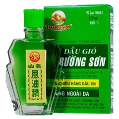 Dầu gió Trường Sơn (Chai 6ml) Giảm các triệu chứng cảm cúm, nhức đầu, sổ mũi