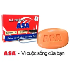 Xà Phòng ASA Giúp vệ sinh cơ thể, kháng khuẩn, hạn chế bã nhờn, và hỗ trợ các bệnh da liễu nông.