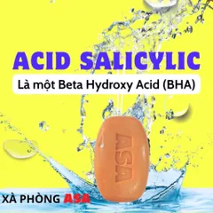 Xà Phòng ASA Giúp vệ sinh cơ thể, kháng khuẩn, hạn chế bã nhờn, và hỗ trợ các bệnh da liễu nông.