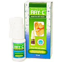 Dung dịch phun sương vệ sinh tai RAY-C (Chai 10ml) Hỗ trợ giúp làm sạch và chăm sóc tai