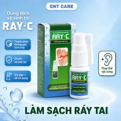Dung dịch phun sương vệ sinh tai RAY-C (Chai 10ml) Hỗ trợ giúp làm sạch và chăm sóc tai