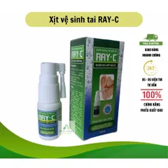 Dung dịch phun sương vệ sinh tai RAY-C (Chai 10ml) Hỗ trợ giúp làm sạch và chăm sóc tai
