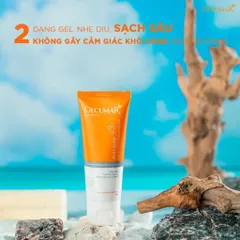 Gel rửa mặt giảm nhờn Decumar Advanced (Tuýp 50g) giúp làm sạch nhẹ nhàng và ngăn ngừa mụn.